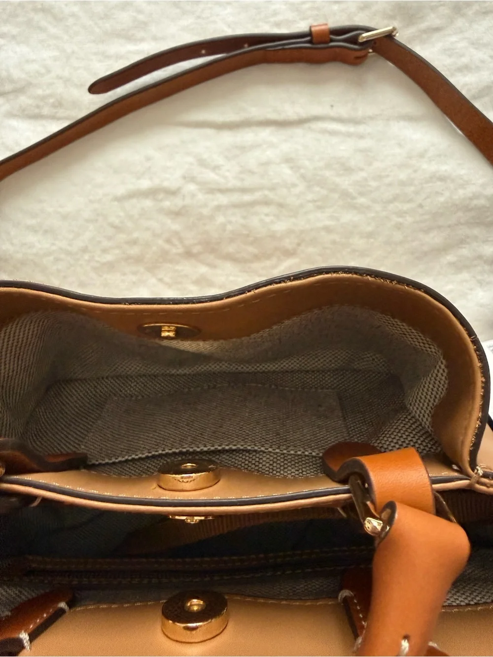 Dooney & Bourke Mini Barlow in Desert Leather, NWT